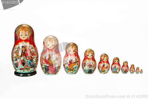 Image of Traditional Russian Dolls