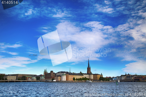 Image of View of Gamla Stan in Stockholm, Sweden