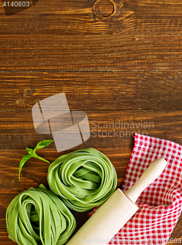 Image of raw pasta