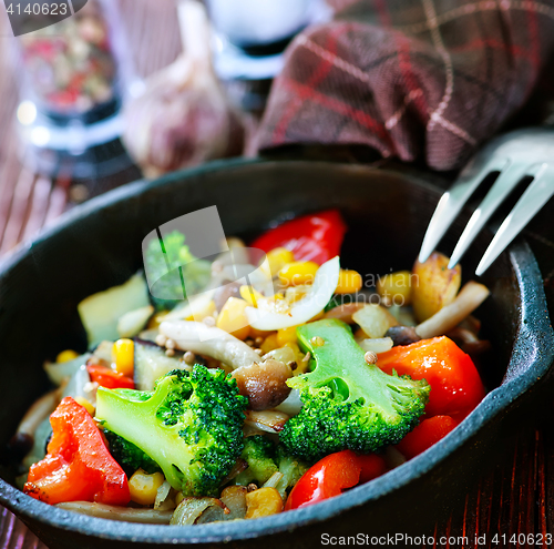 Image of fried vegetables