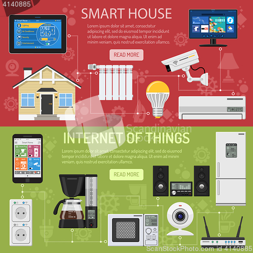 Image of Smart House and internet of things