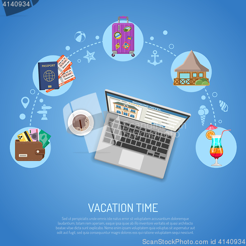 Image of Vacation and Tourism Concept