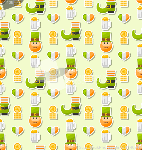 Image of Seamless Background for Saint Patrick\'s Day