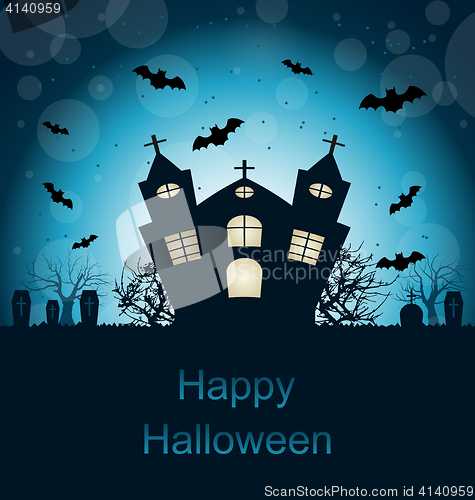 Image of Halloween Abstract Greeting Card