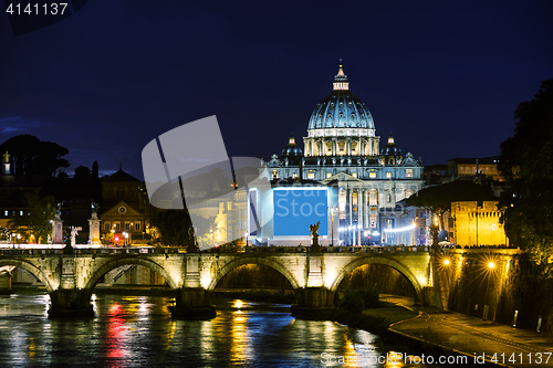 Image of The Papal Basilica of St. Peter in the Vatican city