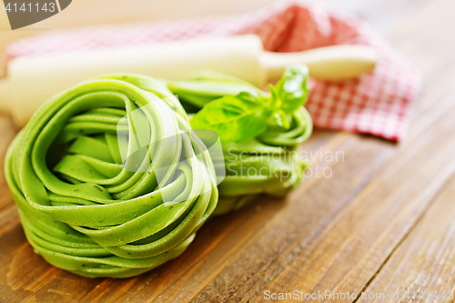 Image of raw pasta