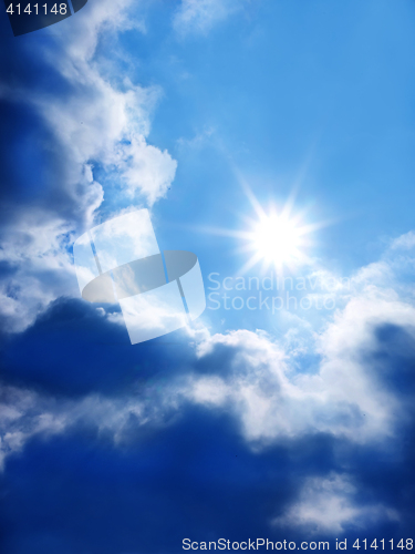 Image of blue sky