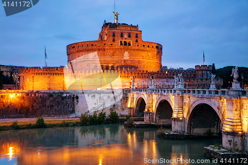 Image of The Mausoleum of Hadrian (Castel Sant\'Angelo) in Rome