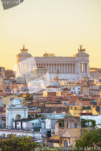 Image of Altare Della Patria monument in Rome