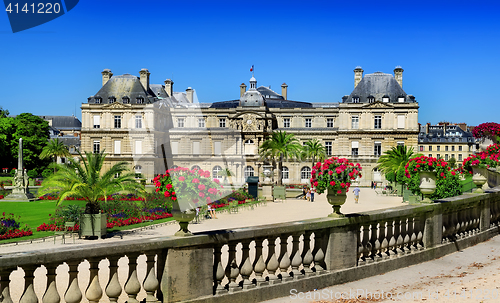 Image of Luxembourg Palace and park