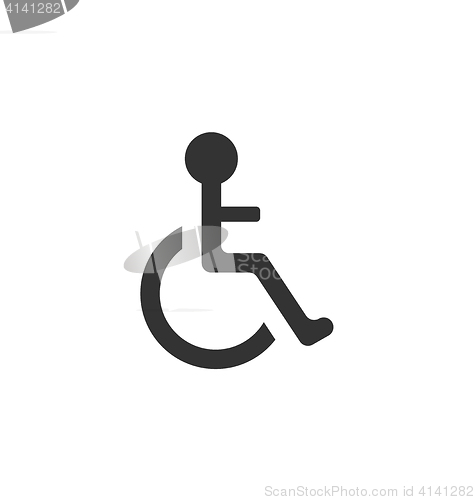 Image of Pictogram of Disabled in Wheelchair