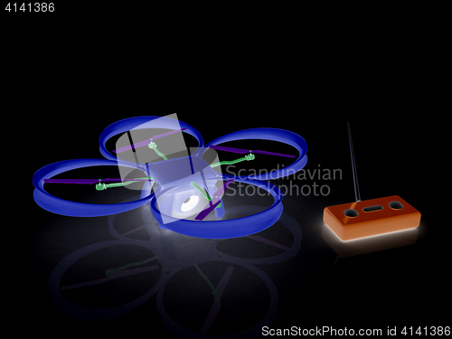 Image of Drone with remote controller