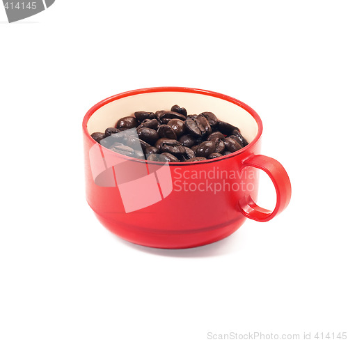 Image of red cup of coffee