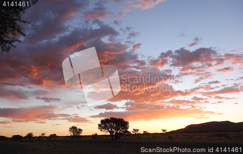 Image of sunset sky