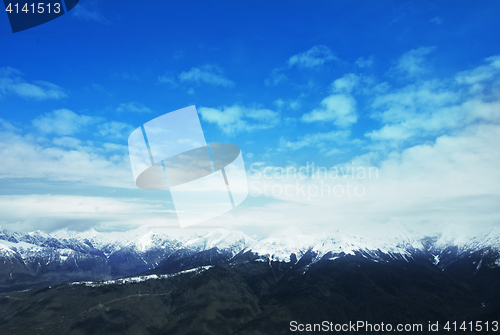 Image of winter mountains