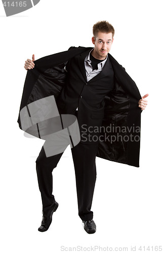 Image of Caucasian businessman