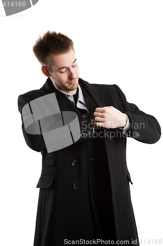 Image of Caucasian businessman