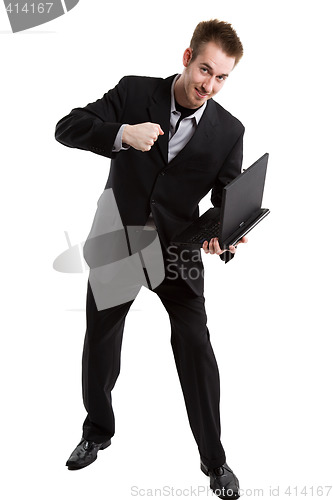 Image of Caucasian businessman