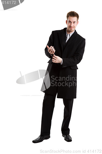 Image of Caucasian businessman