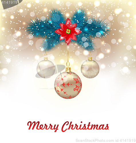 Image of  Christmas Glowing Background