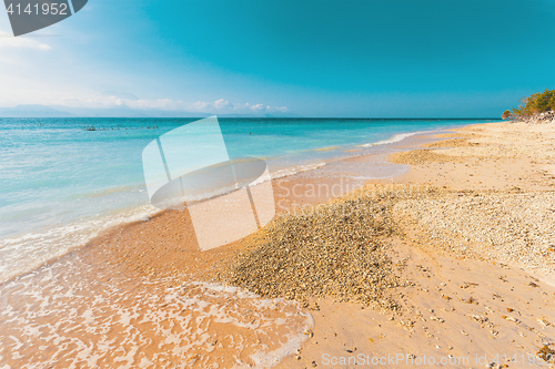 Image of dream beach Bali Indonesia, Nusa Penida island