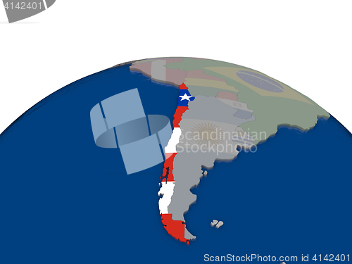 Image of Chile with flag