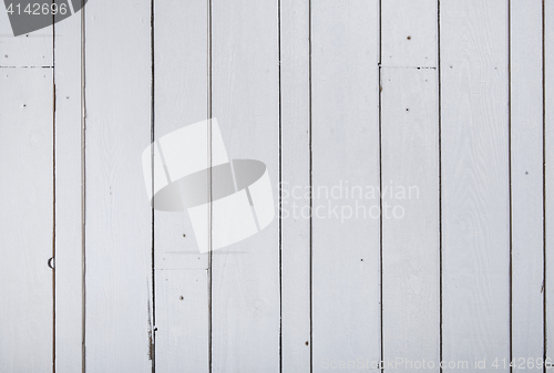 Image of White wooden wall