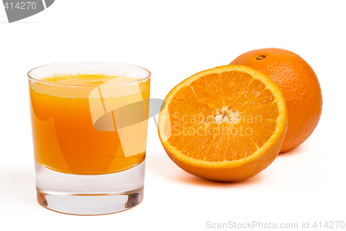 Image of glass of orange juice