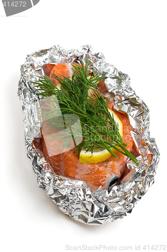 Image of raw salmon