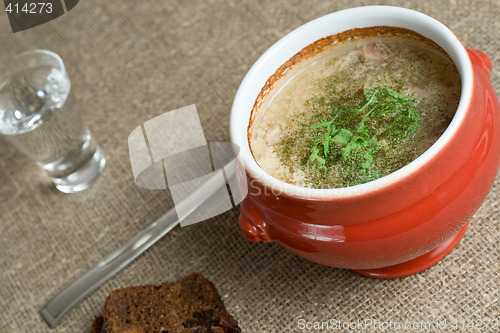 Image of soup in a pot