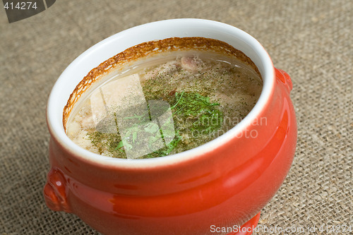 Image of soup in a pot