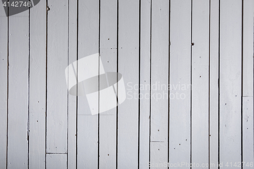 Image of White wooden wall
