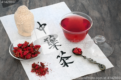 Image of Chinese Pomegranate Herb Flower Tea