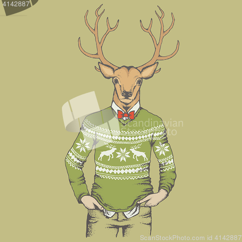 Image of Deer vector illustration