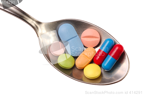 Image of Pills on Spoon