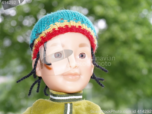 Image of rasta boy doll