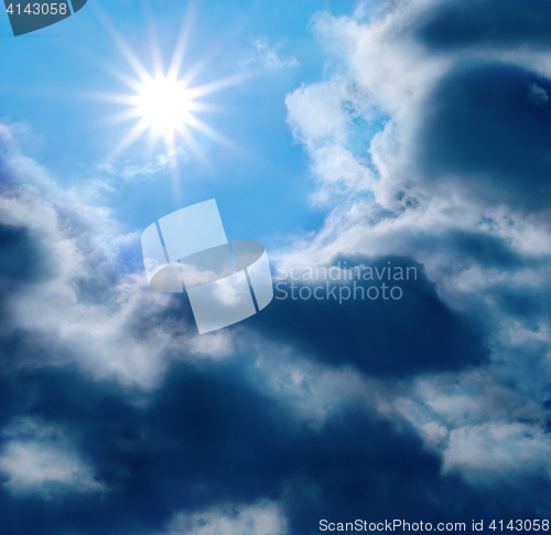 Image of blue sky