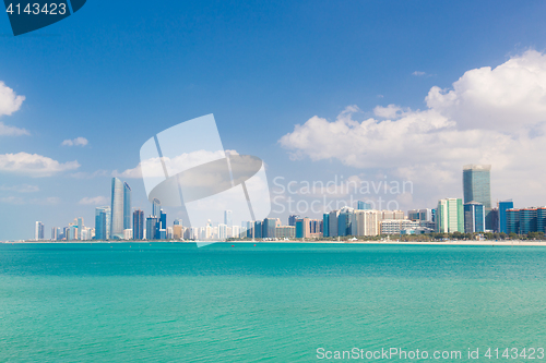 Image of Abu Dhabi waterfront, United Arab Emirates