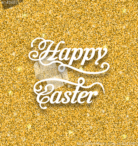 Image of Abstract Easter Card with Hand Written Phrase