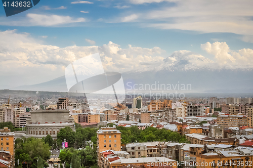 Image of Crowded city of Yerevan