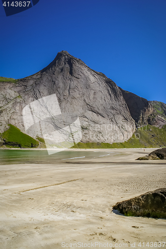 Image of Empty Bunes beach 