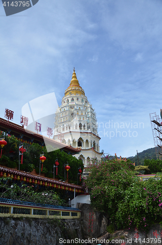 Image of Buddhist temple Kek Lok Si in Penang