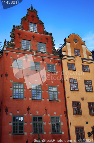 Image of Stortorget square in Gamla stan, Stockholm, Sweden