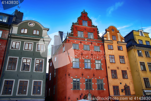 Image of Stortorget square in Gamla stan, Stockholm, Sweden