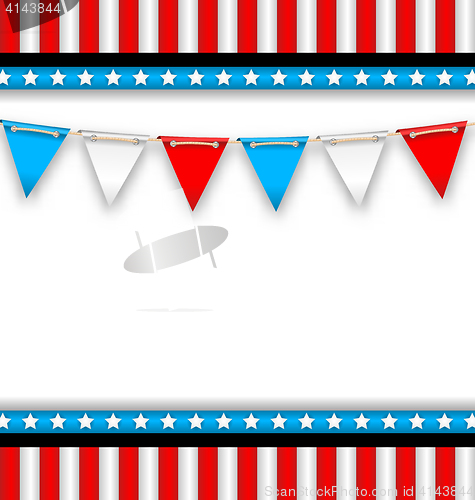 Image of Abstract Background for National Holidays of USA