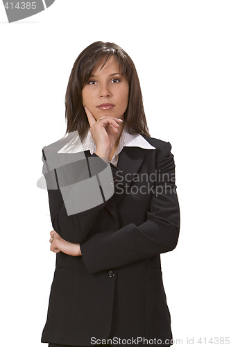 Image of Businesswoman thinking