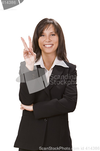 Image of Happy businesswoman