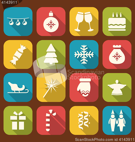 Image of Christmas Party Simple Icons