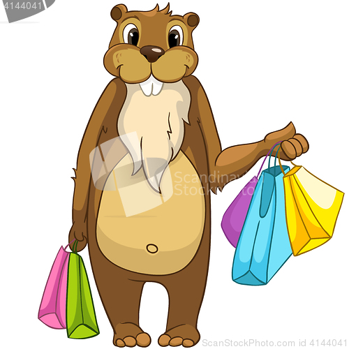 Image of Cartoon Character Beaver