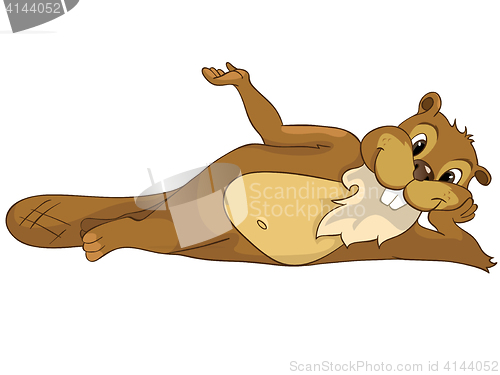 Image of Cartoon Character Beaver